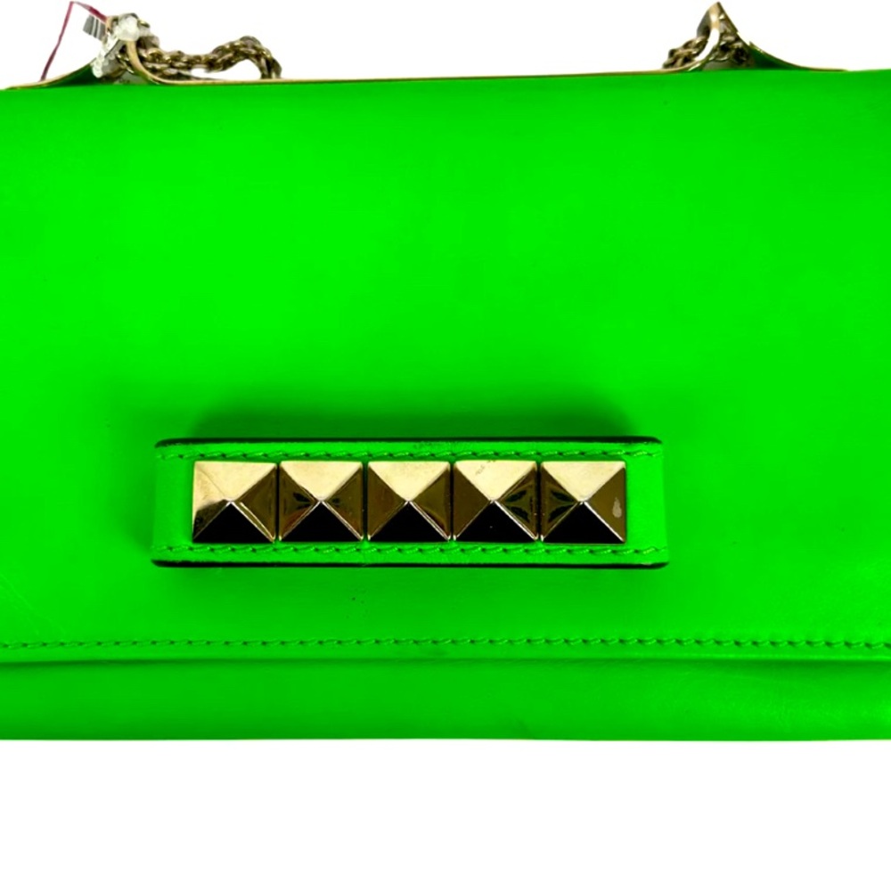 Neon green Valentino cross body purse